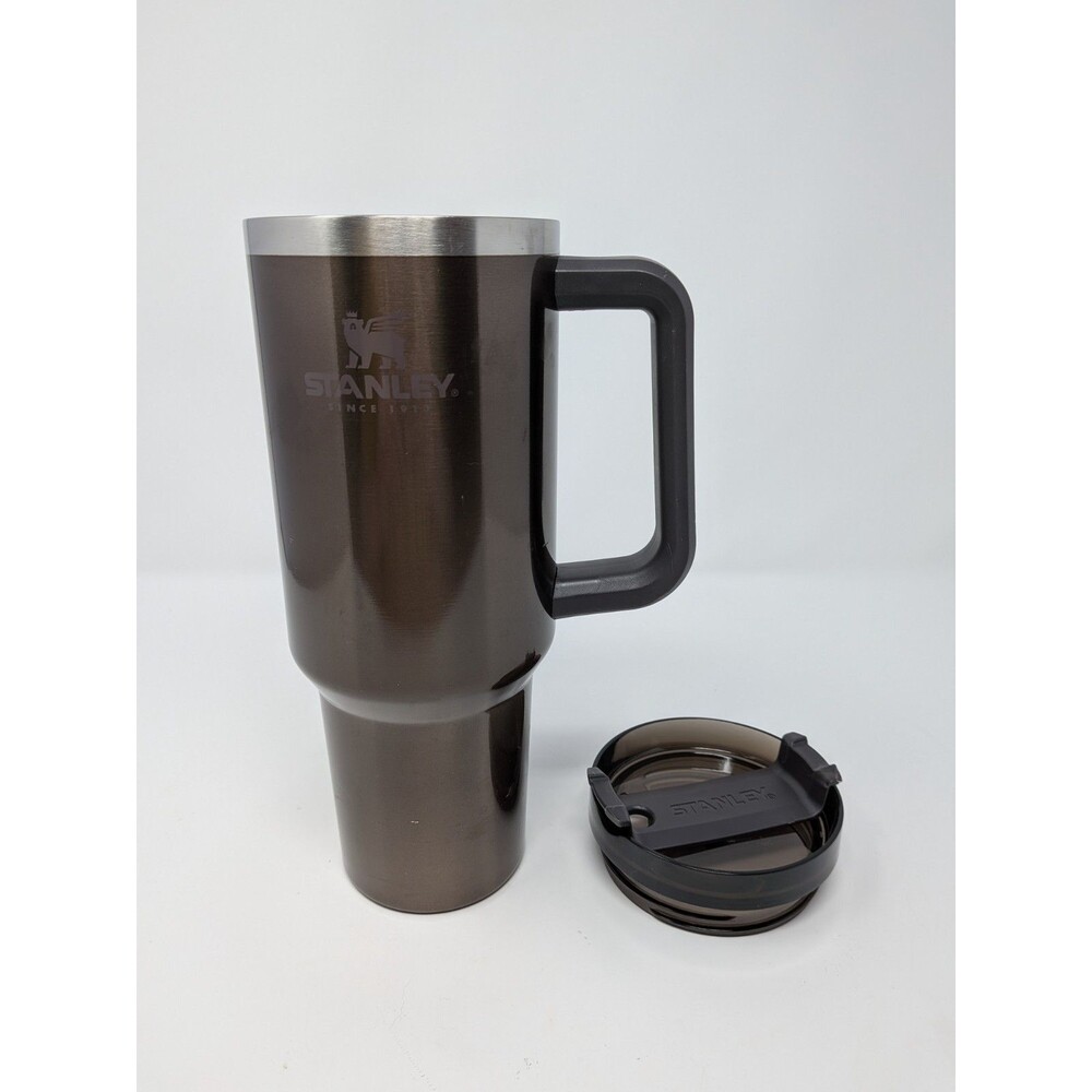 Stanley Storm Glass Gray Quencher H2.0 FlowState Tumbler 40 OZ LIMITED EDITION